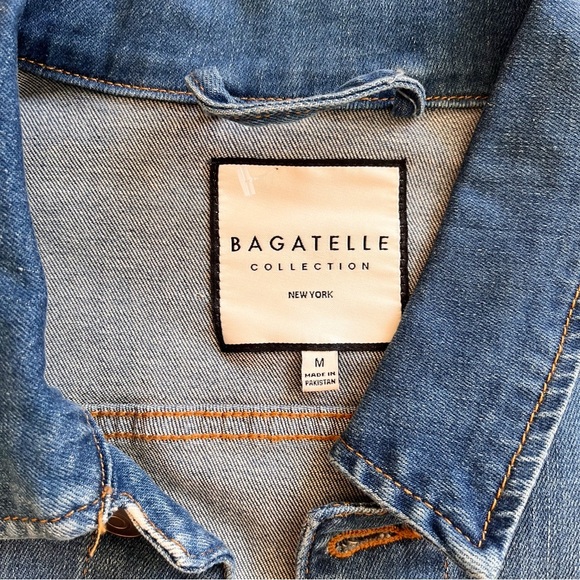 NWOT Bagatelle Denim Jean Jacket Size Medium - Picture 8 of 10